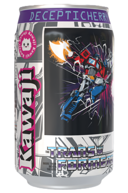 Transformers Decepticherry - Cherry Vanilla Soda Flavour Can 330ml Standard
