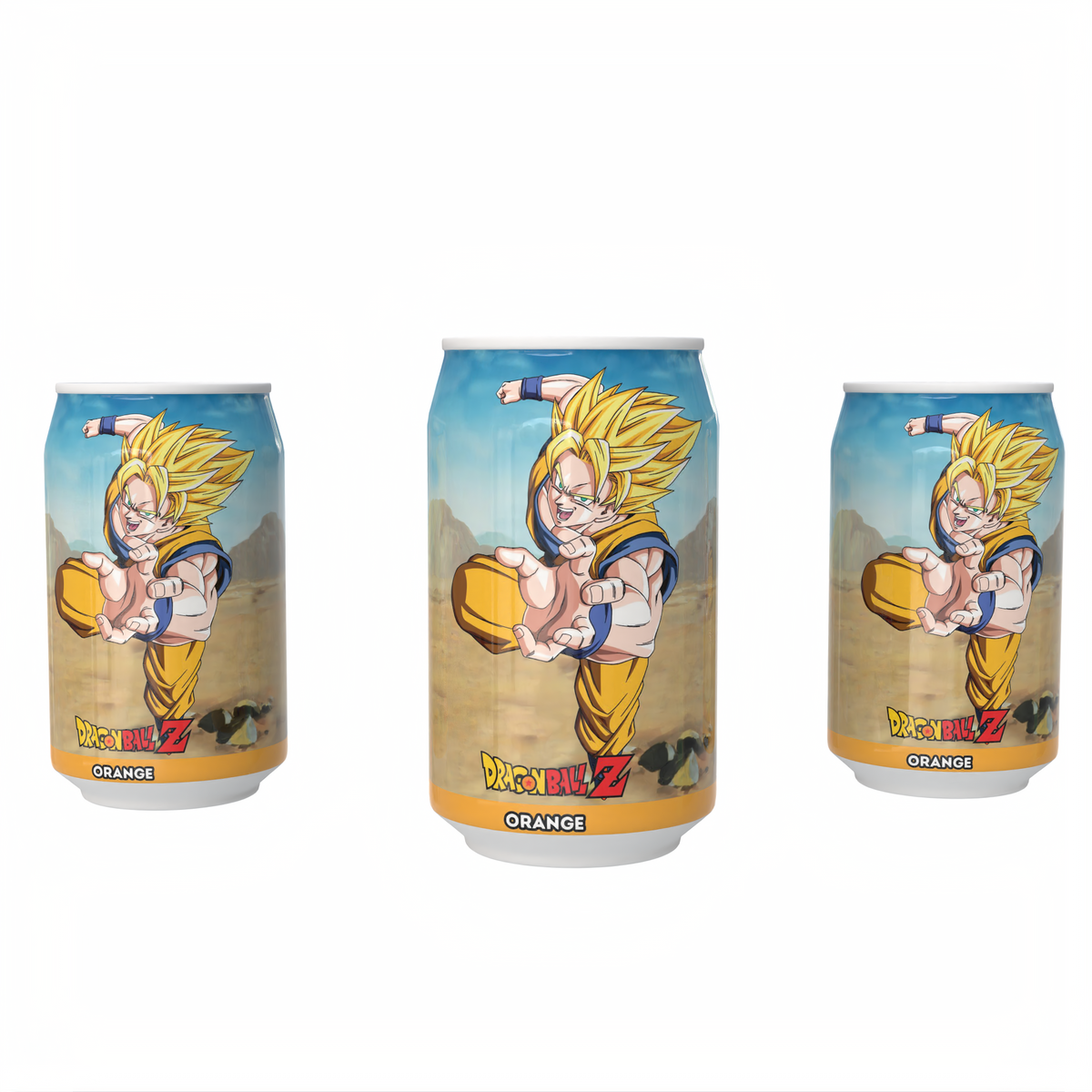 Dragon Ball Z Goku's Orange Blast - Orange Flavour Soda Can 330ml
