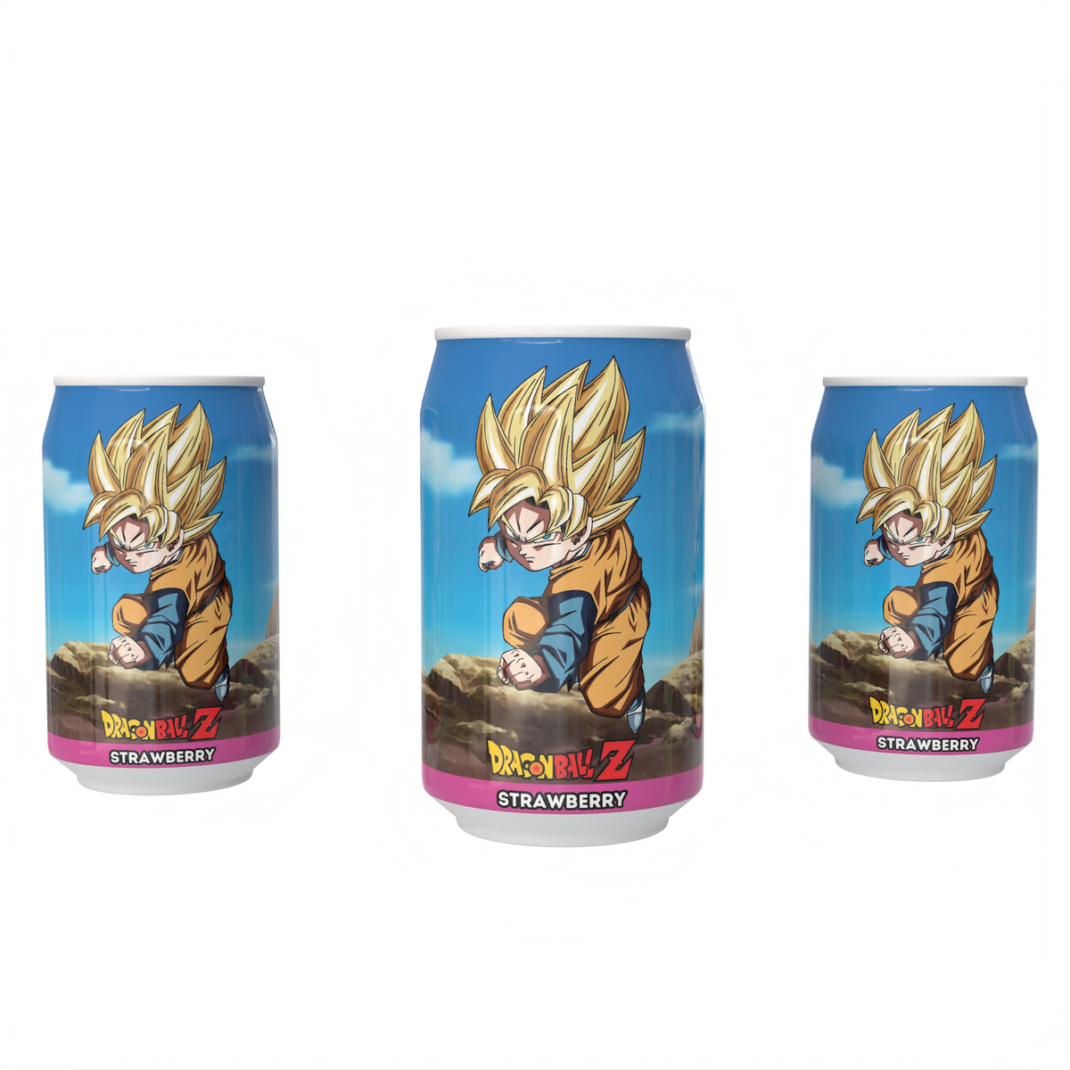 Dragon Ball Z Goten's Super Strawberry Flavour Soda Can 330ml