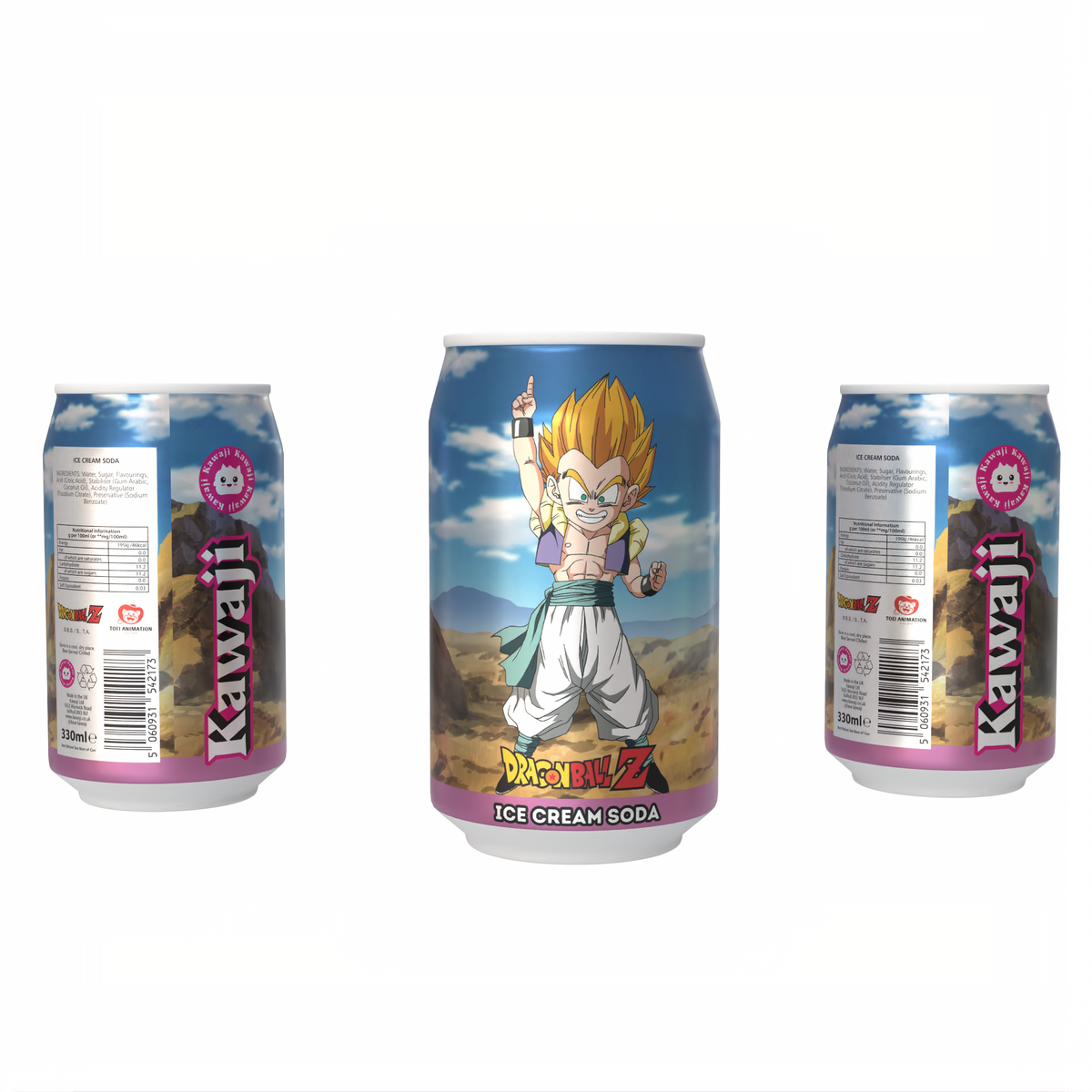 Dragon Ball Z Gotenks' Galactic Freeze - Ice Cream Flavour Soda