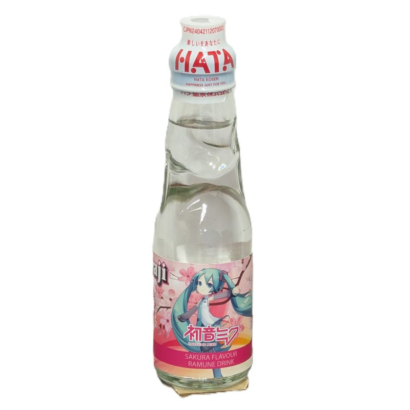 Kawaji Hatsune Miku Sakura (Cherry Blossom) Flavour Ramune - Limited Edition 200ml