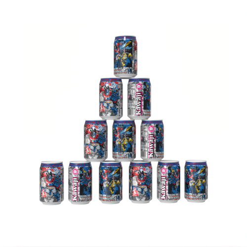 Transformers  Optimus Primeberry - Strawberry  Flavour Soda Can 330ml Standard