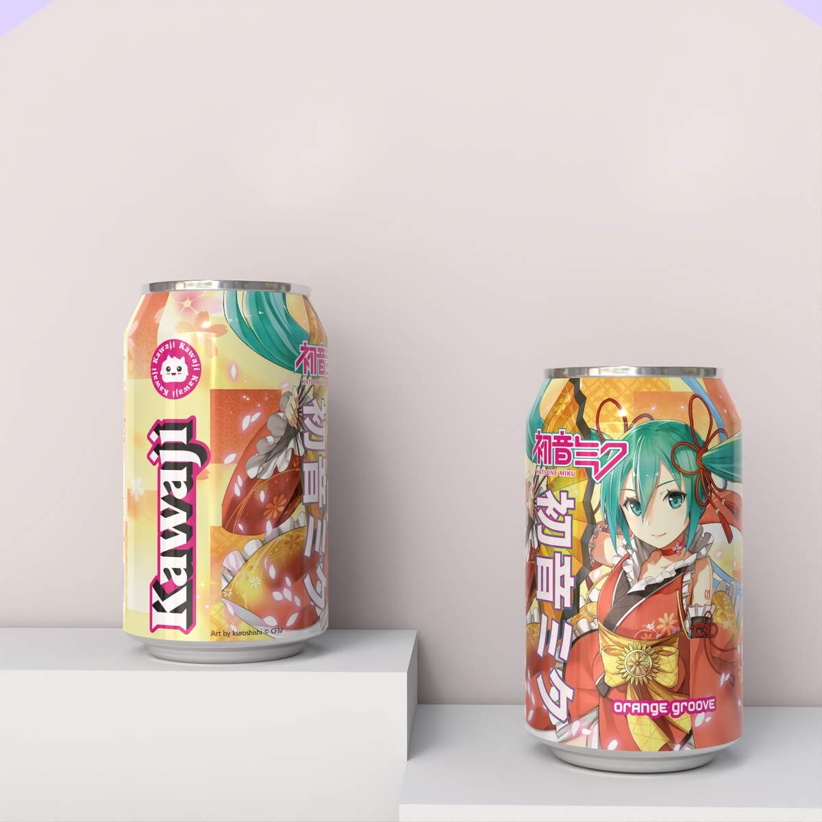 Kawaji x Hatsune Miku "Holo-Touch" Collection 3-Pack Gift Set!