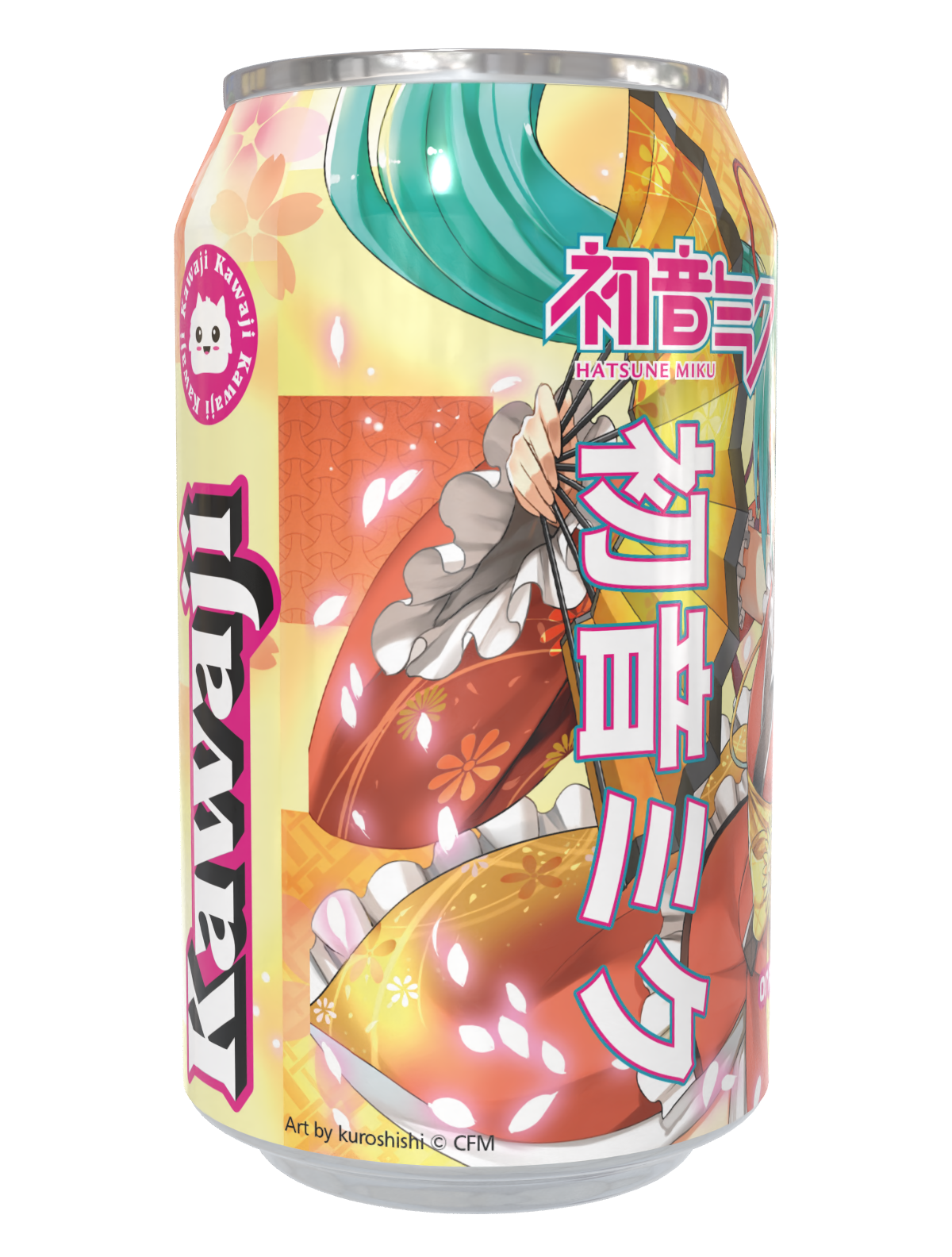 Limited Edition Hatsune Miku Orange Groove Soda Can 330ml