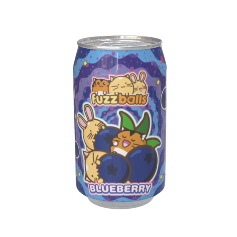 Fuzzballs Blueberry Flavour Soda Can 330ml