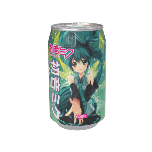 Hatsune Miku Apple Flavour Soda Can 330ml