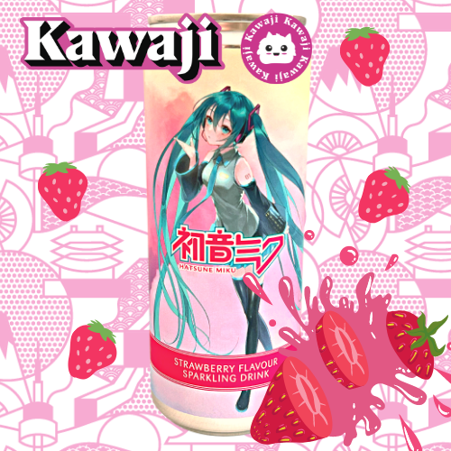 "Classic" Hatsune Miku Strawberry Soda 330ml