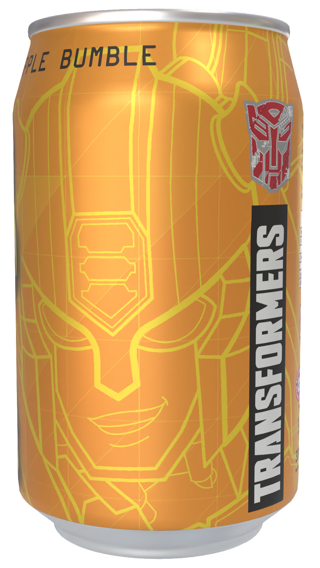 Transformers  Apple Bumble - Apple Flavour Soda Can 330ml Standard