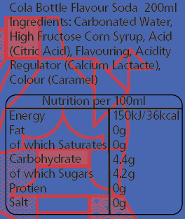 Juji Juice - Cola Bottle Flavour Ramune 200ml