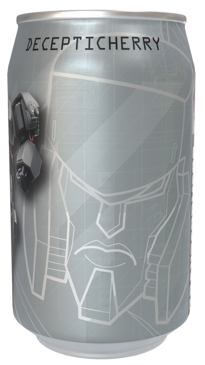 Transformers  Decepticherry - Cherry Vanilla Soda Flavour Can 330ml Standard