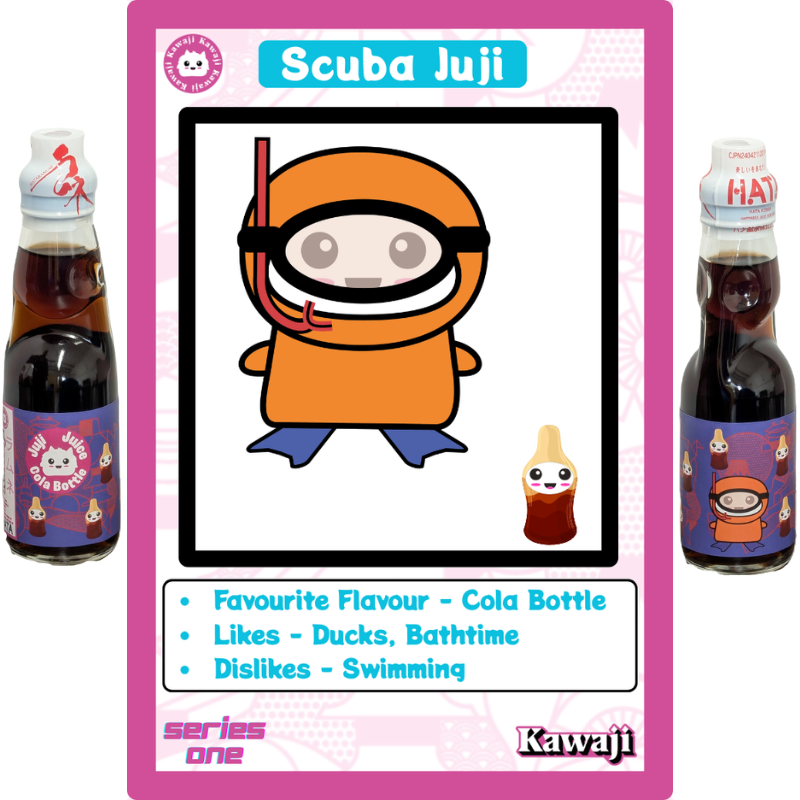 Juji Juice - Cola Bottle Flavour Ramune 200ml