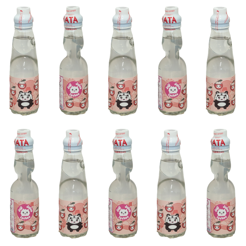 Juji Juice - Lychee Flavour Ramune 200ml