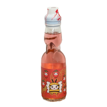 Juji Juice - Strawberry Flavour Ramune 200ml