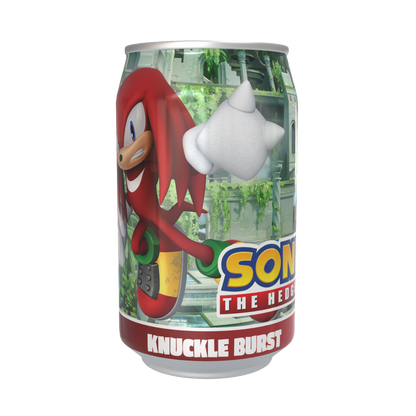 Sonic the Hedgehog Knuckle Burst - Summer Fruits  Flavour Soda Can 330ml Standard