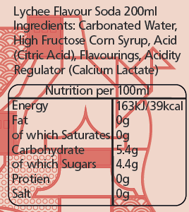 Juji Juice - Lychee Flavour Ramune 200ml