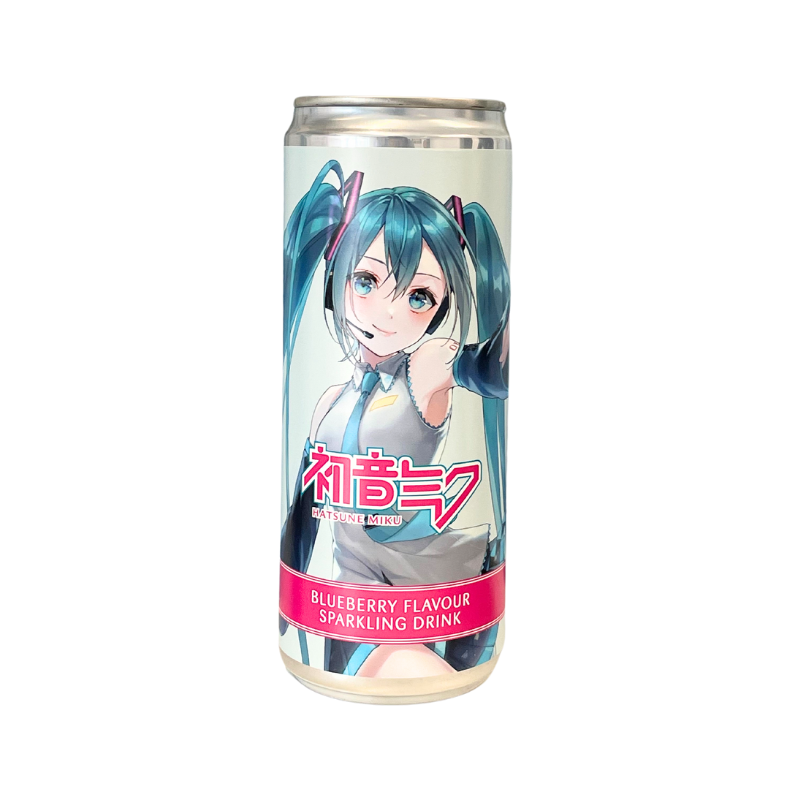 "Classic" Hatsune Miku Wave 2 - Blueberry Soda 330ml Sleek Can