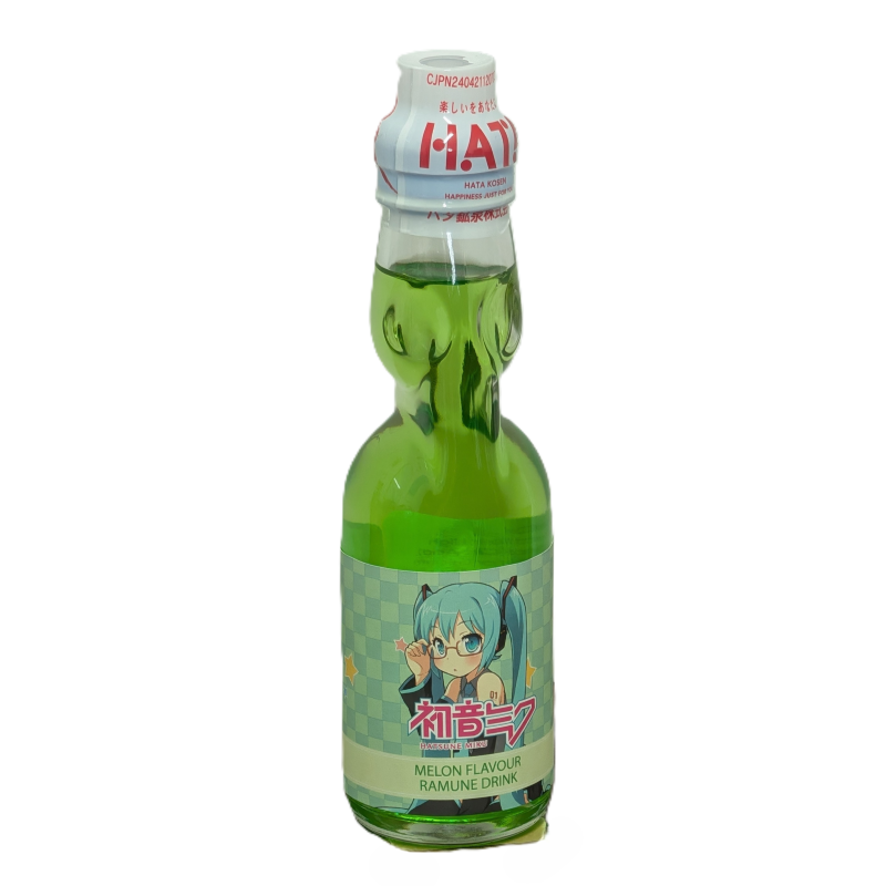 Hatsune Miku Melon Flavour Ramune Soda 200ml