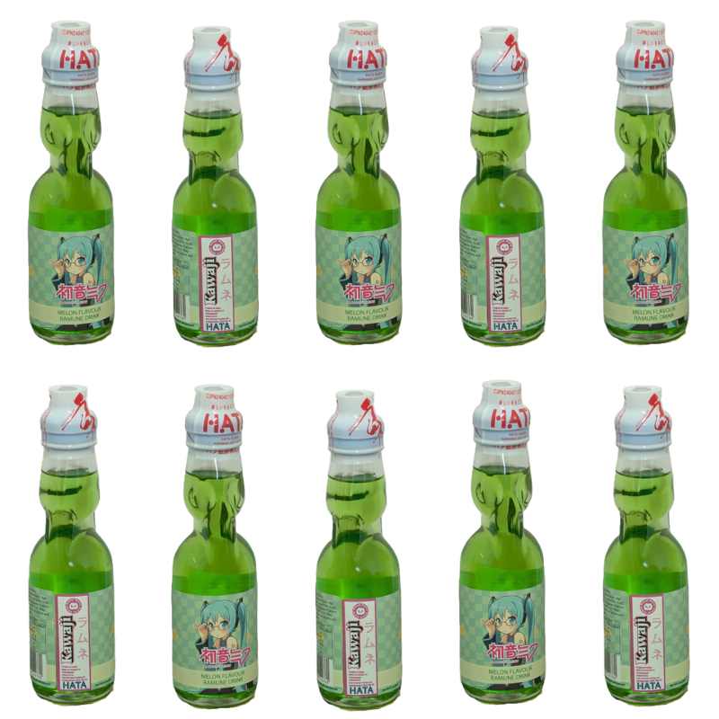 Hatsune Miku Melon Flavour Ramune Soda 200ml