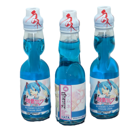 Hatsune Miku Blueberry Flavour Ramune Soda 200ml