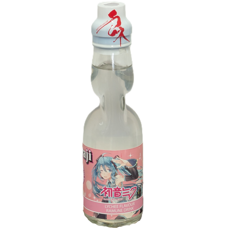 Hatsune Miku Lychee Flavour Ramune Soda 200ml