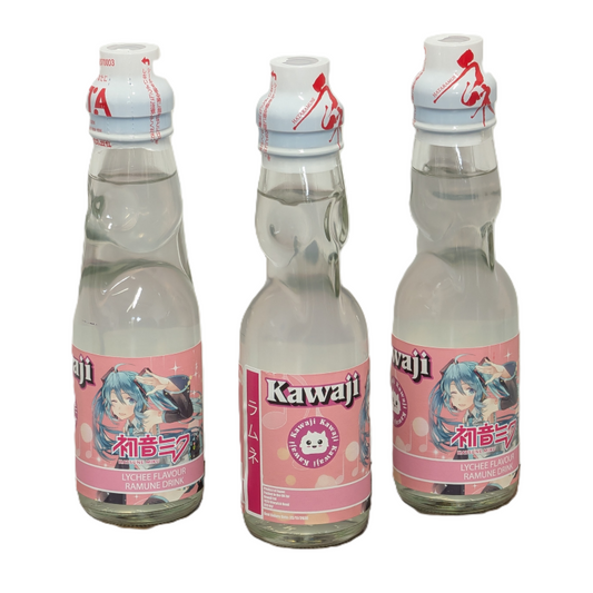Hatsune Miku Lychee Flavour Ramune Soda 200ml