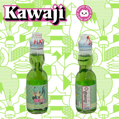 Hatsune Miku Melon Flavour Ramune Soda 200ml
