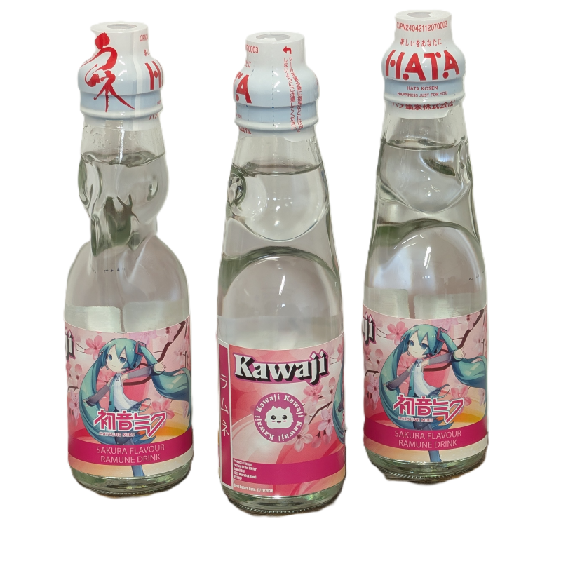 Kawaji Hatsune Miku Sakura (Cherry Blossom) Flavour Ramune - Limited Edition 200ml