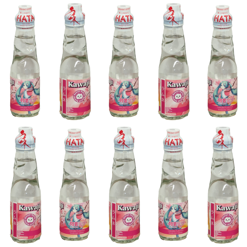 Kawaji Hatsune Miku Sakura (Cherry Blossom) Flavour Ramune - Limited Edition 200ml