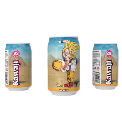Kawaji Soda: The Hero Squad Collector's Pack- Optimus Prime, Sonic the Hedgehog and Goku 3 Can Soda Gift Set