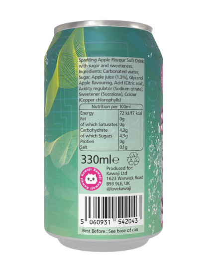 Limited Edition Hatsune Miku Apple Splash  Soda Can 330ml