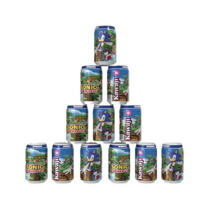 Sonic the Hedgehog Spinberry  Soda - Blueberry Flavour Soda Can 330ml Standard