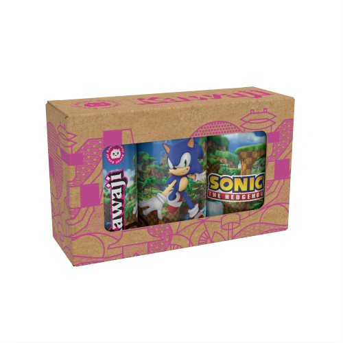 Sonic the Hedgehog Spinberry  Soda - Blueberry Flavour Soda Can 330ml Standard