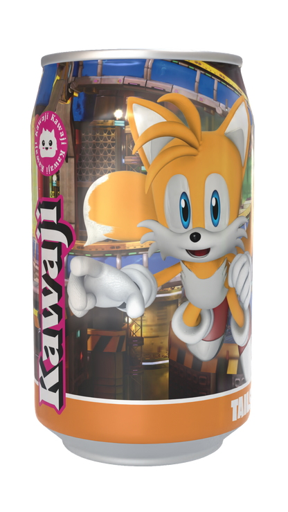 Sonic the Hedgehog Tailspin Zest - Orange  Flavour Soda Can 330ml Standard