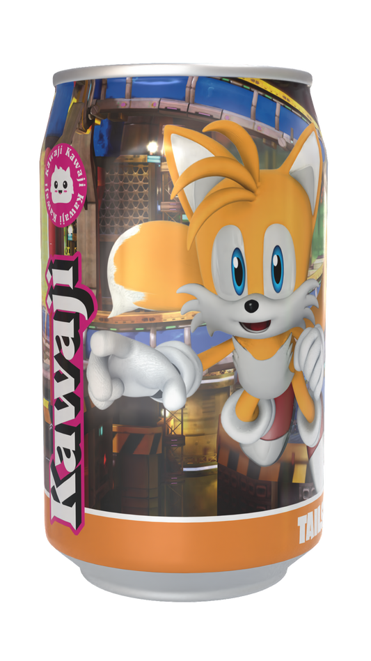 Sonic the Hedgehog Tailspin Zest - Orange  Flavour Soda Can 330ml Standard