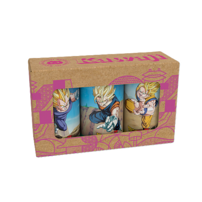 Dragon Ball Z Vegito Fusion Triple Pack Gift Set - Unleash the Power of Goku, Vegeta and Vegito!