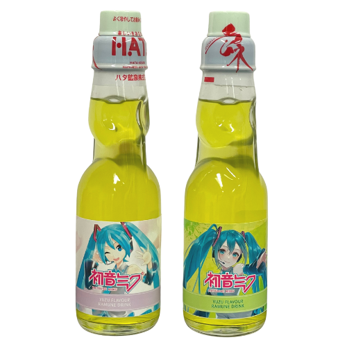 Hatsune Miku Yuzu Flavour Ramune Soda 200ml