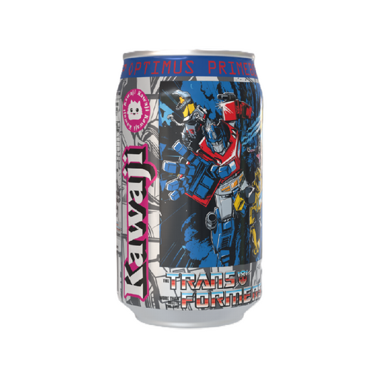 Transformers  Optimus Primeberry - Strawberry  Flavour Soda Can 330ml Standard