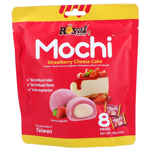 Royal Mochi Strawberry Cheesecake