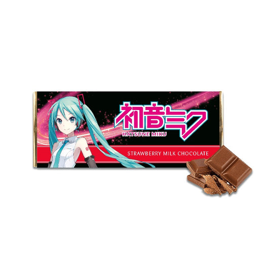 Hatsune Miku Milk Chocolate Strawberry Bar 50g
