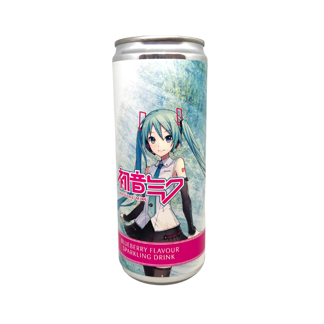 "Classic" Hatsune Miku Blueberry Soda 330ml Sleek Can