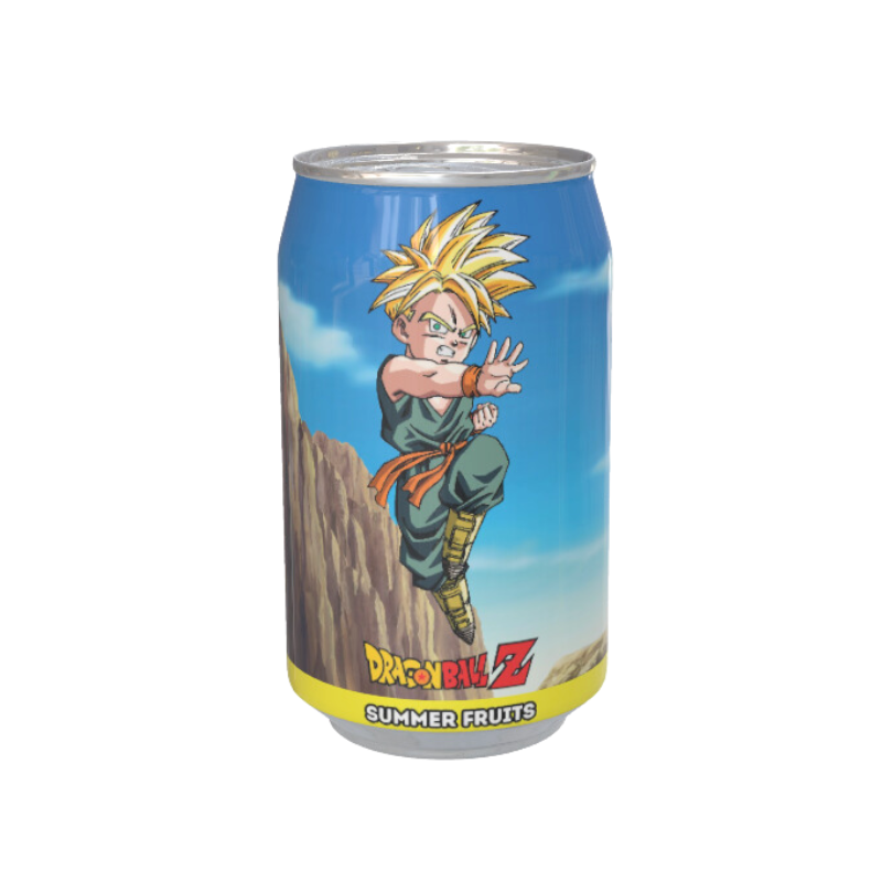 Dragon Ball Z Trunks Summer Fruits Flavour Soda Can 330ml