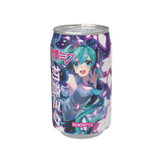 Hatsune Miku Blueberry Flavour Soda Can 330ml