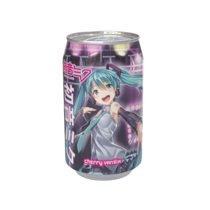 Hatsune Miku Collectors Pack - Strawberry, Cherry Vanilla and Summer Fruits Soda Plus Original Ramune