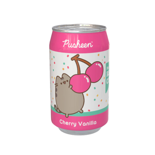 Pusheen Cherry Vanilla Flavour Soda Can 330ml