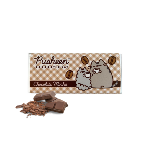 Pusheen Mocha Flavoured Chocolate Bar 50g