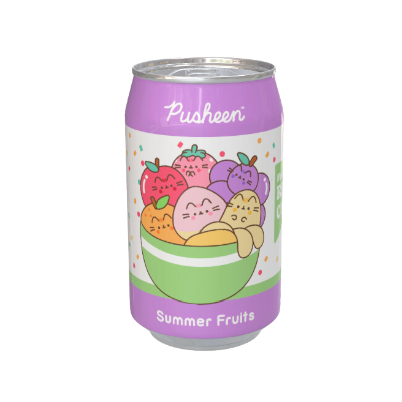 Pusheen Summer Fruits Flavour Soda Can 330ml