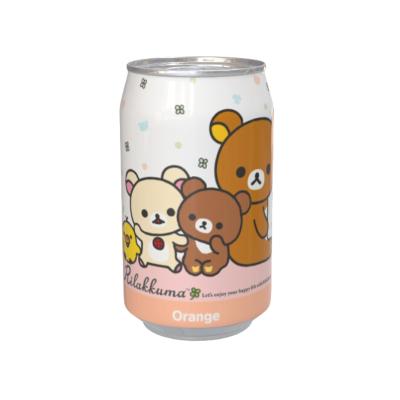Orange Rilakkuma Rilakkuma Orange Flavour Soda Can 330ml – Kawaji UK
