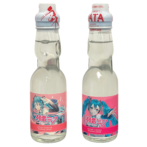 Hatsune Miku Lychee Flavour Ramune Soda 200ml